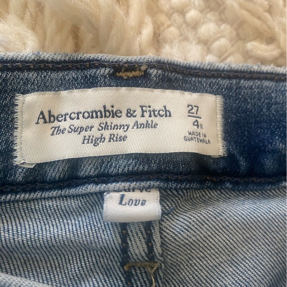 Abercrombie & Fitch The Super Skinny Ankle Curve Love jeans - Picture 5 of 5